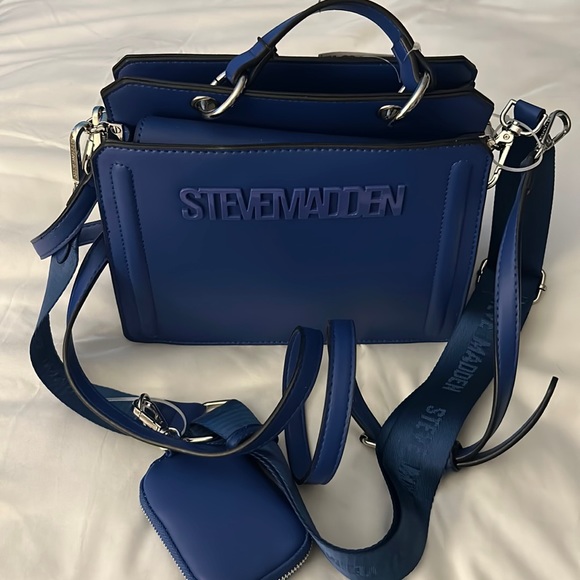 Steve Madden Evelyn Bag Midnight Blue - Picture 4 of 9
